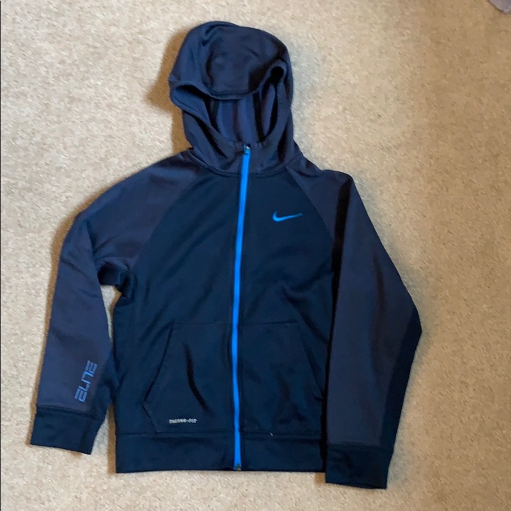 Boys Nike Elite Zipped Hoodie